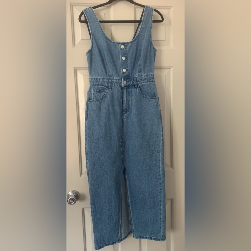 NWOT Forever21 midi denim dress - Picture 3 of 6